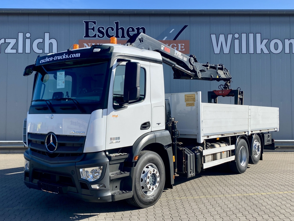 Mercedes-Benz 2533 L 6x2 / HIAB X-HIDUO 188/ES-3 Kran - شاحنات مسطحة, شاحنة كرين: صورة 1 Mercedes-Benz 2533 L 6x2 / HIAB X-HIDUO 188/ES-3 Kran - شاحنات مسطحة, شاحنة كرين: صورة 1
