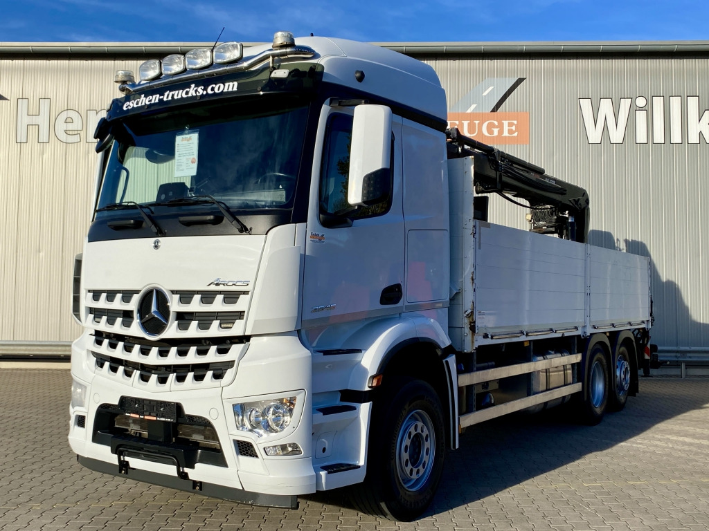 Mercedes-Benz 2545 L 6x2 Arocs / HIAB 177 K Pro Kran - شاحنات مسطحة, شاحنة كرين: صورة 1 Mercedes-Benz 2545 L 6x2 Arocs / HIAB 177 K Pro Kran - شاحنات مسطحة, شاحنة كرين: صورة 1