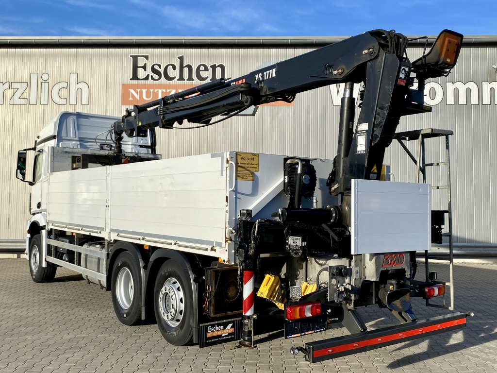 Mercedes-Benz 2545 L 6x2 Arocs / HIAB 177 K Pro Kran - شاحنات مسطحة, شاحنة كرين: صورة 3 Mercedes-Benz 2545 L 6x2 Arocs / HIAB 177 K Pro Kran - شاحنات مسطحة, شاحنة كرين: صورة 3