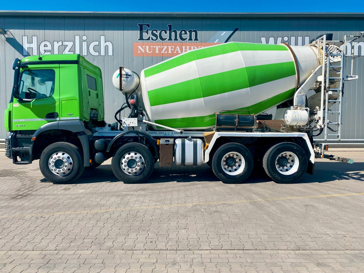 Mercedes-Benz 3240 Arocs 8x4| 9m³ Stetter*Navi*Klima*ASR*Blatt - شاحنة خلاطة خرسانة: صورة 2 Mercedes-Benz 3240 Arocs 8x4| 9m³ Stetter*Navi*Klima*ASR*Blatt - شاحنة خلاطة خرسانة: صورة 2