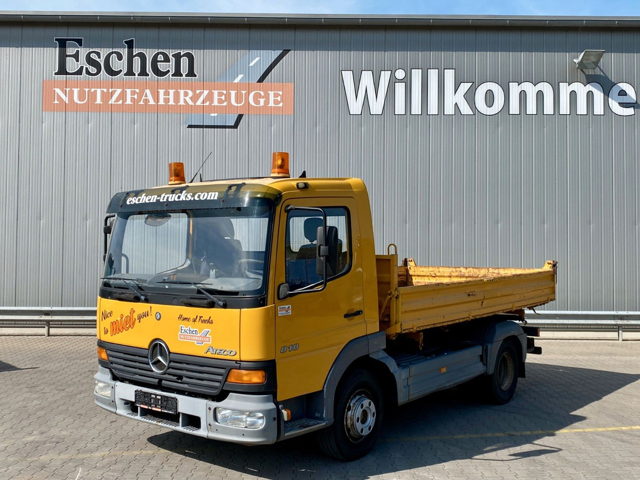 Mercedes-Benz 818 Atego | MEILLER*6-Gang manuell*AHK*Klima*ABS - قلاب صغير: صورة 2 Mercedes-Benz 818 Atego | MEILLER*6-Gang manuell*AHK*Klima*ABS - قلاب صغير: صورة 2
