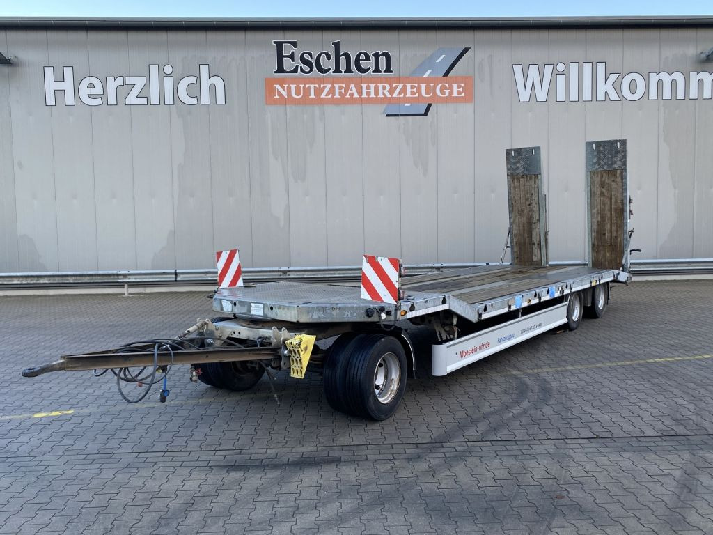Möslein TF3-P | verzinktes Chassis*hydr. Rampen*Blatt - مقطورة مسطحة منخفضة: صورة 1 Möslein TF3-P | verzinktes Chassis*hydr. Rampen*Blatt - مقطورة مسطحة منخفضة: صورة 1