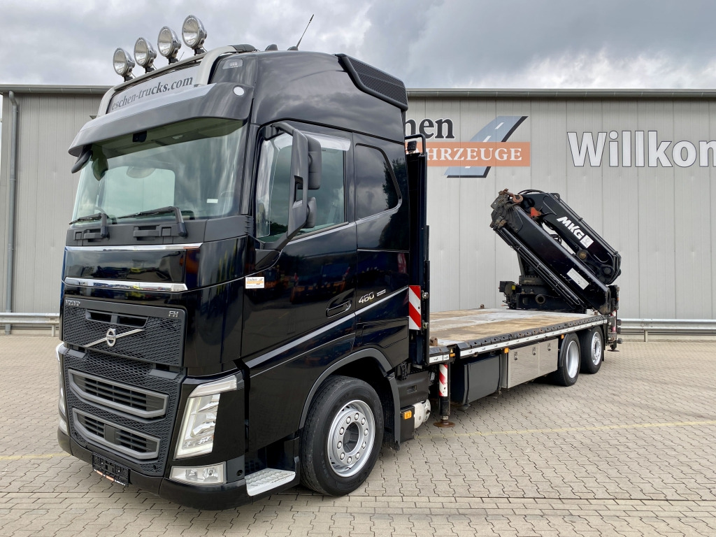 Volvo FH 460 / MKG HLK 531 HPa6 Kran - شاحنات مسطحة, شاحنة كرين: صورة 1 Volvo FH 460 / MKG HLK 531 HPa6 Kran - شاحنات مسطحة, شاحنة كرين: صورة 1