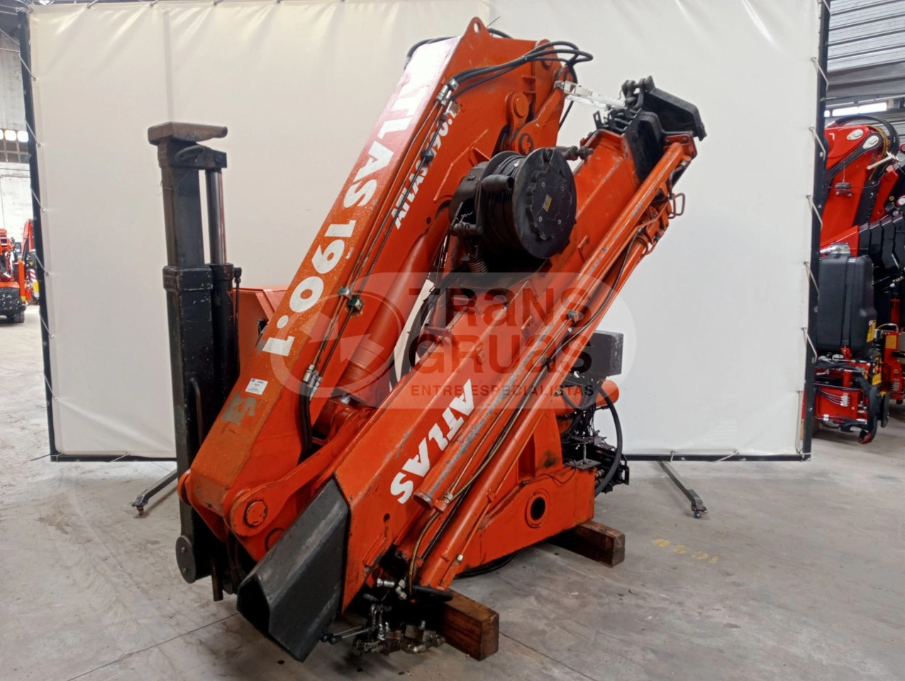 Grúa Atlas AK 190.1 A5 - ونش كرين - شاحنة: صورة 3 Grúa Atlas AK 190.1 A5 - ونش كرين - شاحنة: صورة 3