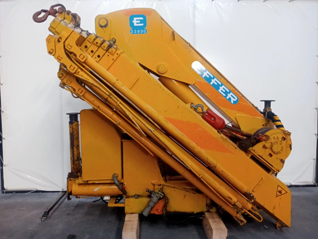 Grúa hidráulica Effer 33600 6S - ونش كرين: صورة 1 Grúa hidráulica Effer 33600 6S - ونش كرين: صورة 1