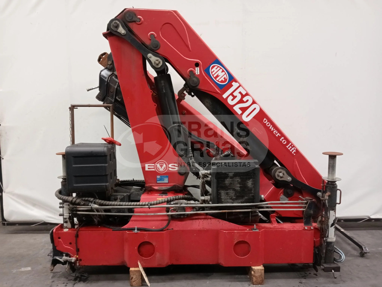 Grúa hidráulica HMF 1520 K4 - ونش كرين: صورة 1 Grúa hidráulica HMF 1520 K4 - ونش كرين: صورة 1