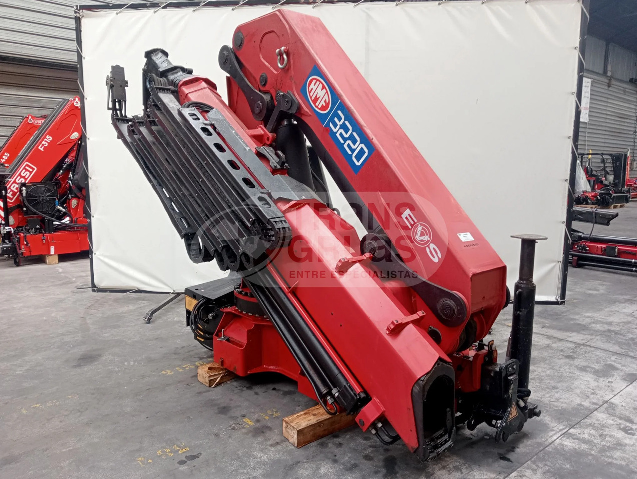 Grúa hidráulica HMF 3220 K6 - ونش كرين: صورة 4 Grúa hidráulica HMF 3220 K6 - ونش كرين: صورة 4