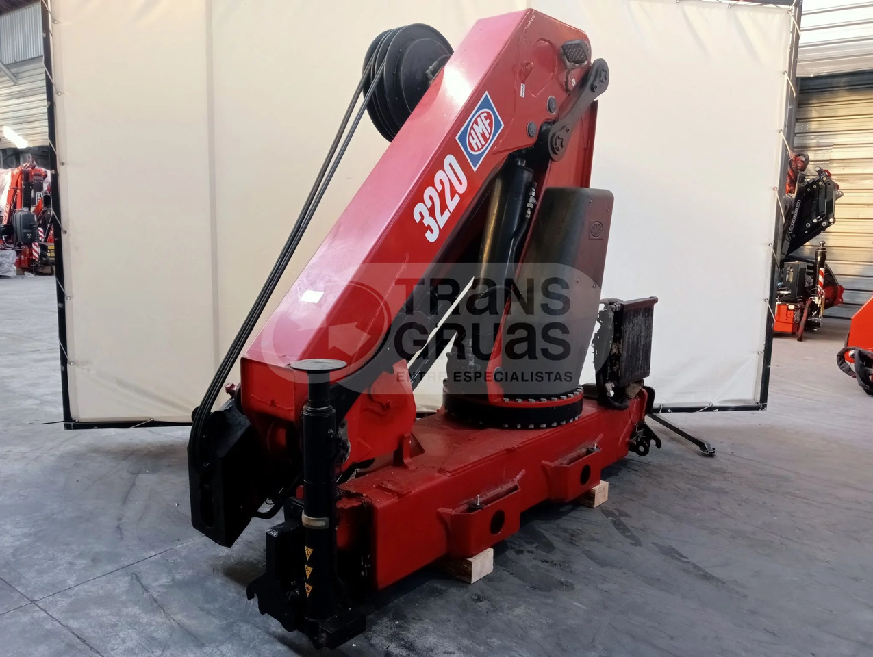 Grúa hidráulica HMF 3220 K - ونش كرين: صورة 4 Grúa hidráulica HMF 3220 K - ونش كرين: صورة 4