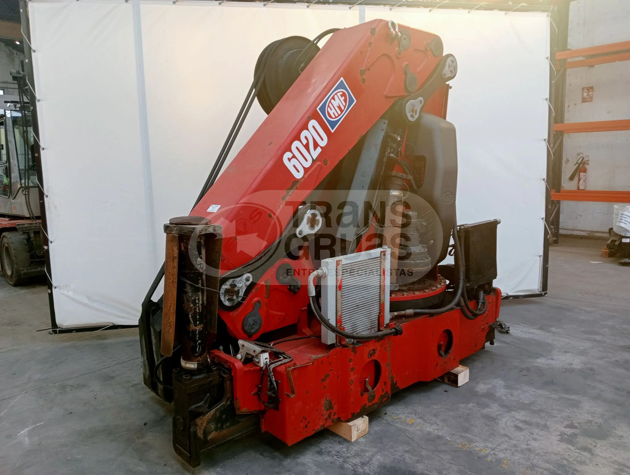 Grúa hidráulica HMF 6020 - ونش كرين: صورة 4 Grúa hidráulica HMF 6020 - ونش كرين: صورة 4