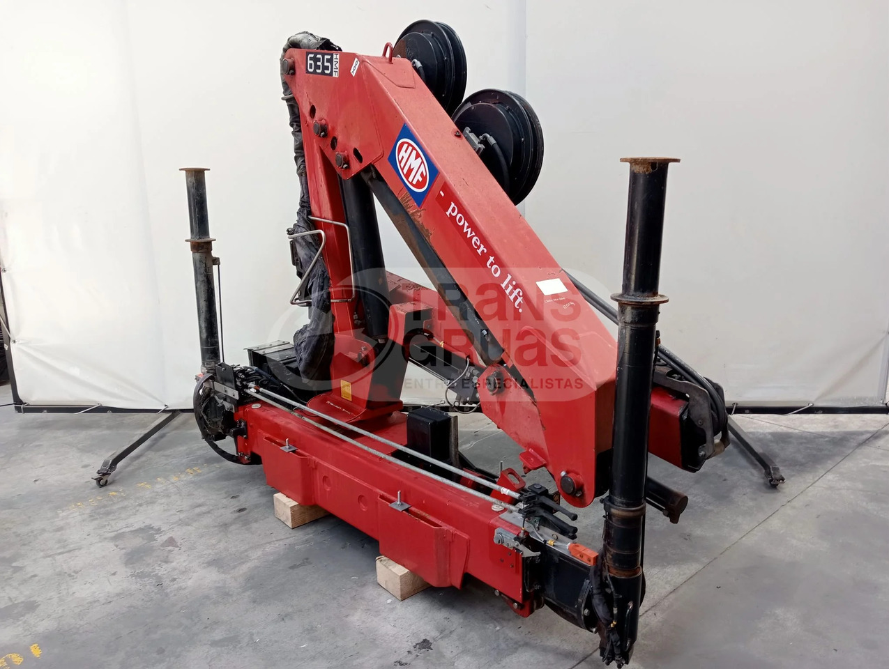 Grúa hidráulica HMF 635 K2 - ونش كرين: صورة 2 Grúa hidráulica HMF 635 K2 - ونش كرين: صورة 2