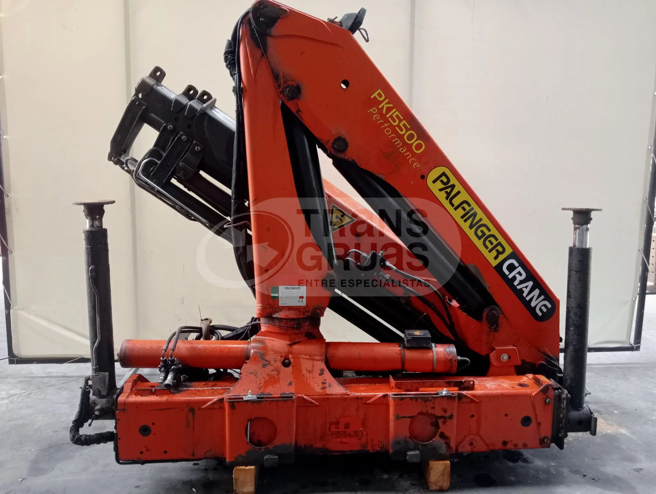 Grúa hidráulica Palfinger PK 15500 - ونش كرين: صورة 1 Grúa hidráulica Palfinger PK 15500 - ونش كرين: صورة 1