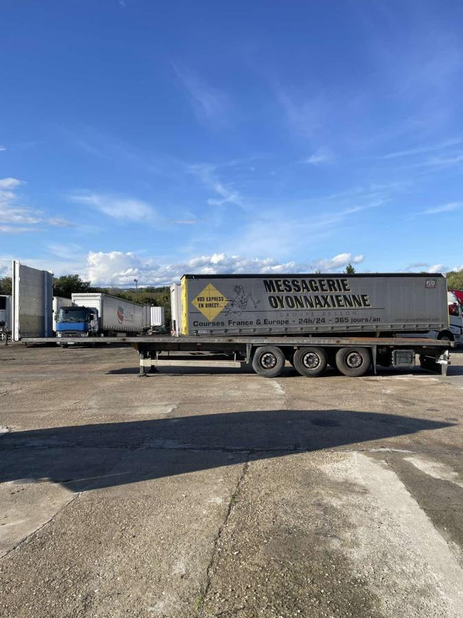 Schmitz Cargobull - نصف مقطورة مسطحة: صورة 1 Schmitz Cargobull - نصف مقطورة مسطحة: صورة 1