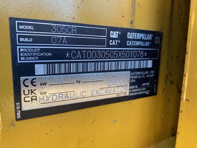 Cat 305 CR - حفارة مُصَّغرة: صورة 5 Cat 305 CR - حفارة مُصَّغرة: صورة 5