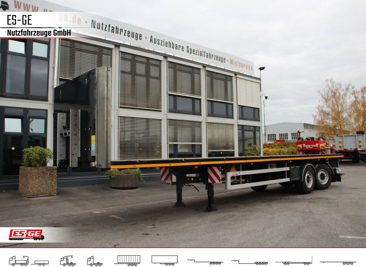 ES-GE 2-Achs-Sattelanhänger - نصف مقطورة مسطحة: صورة 2 ES-GE 2-Achs-Sattelanhänger - نصف مقطورة مسطحة: صورة 2