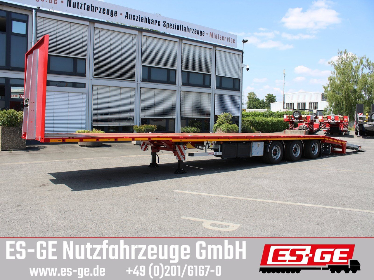 ES-GE 3-Achs Megatrailer, hydr. Heckabsenkung - نصف مقطورة مسطحة: صورة 2 ES-GE 3-Achs Megatrailer, hydr. Heckabsenkung - نصف مقطورة مسطحة: صورة 2