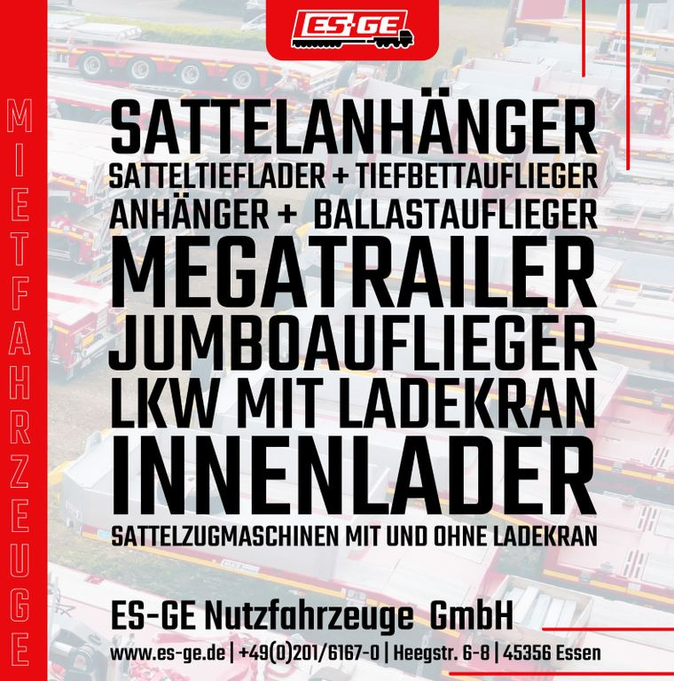 ES-GE 3-Achs Sattelanhänger -Bordwände - نصف مقطورة مسطحة: صورة 5 ES-GE 3-Achs Sattelanhänger -Bordwände - نصف مقطورة مسطحة: صورة 5