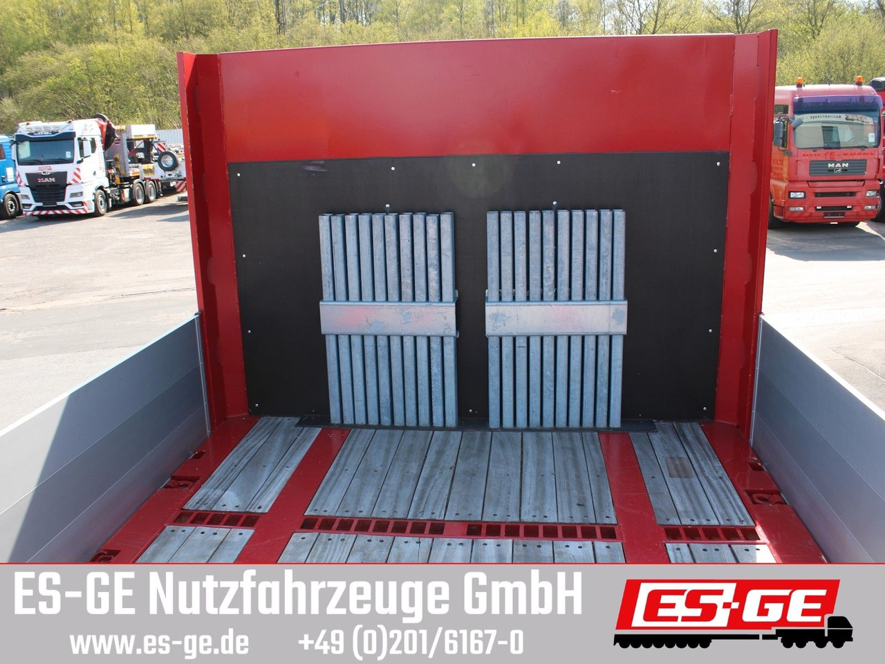 ES-GE 3-Achs Sattelanhänger -Bordwände - نصف مقطورة مسطحة: صورة 5 ES-GE 3-Achs Sattelanhänger -Bordwände - نصف مقطورة مسطحة: صورة 5