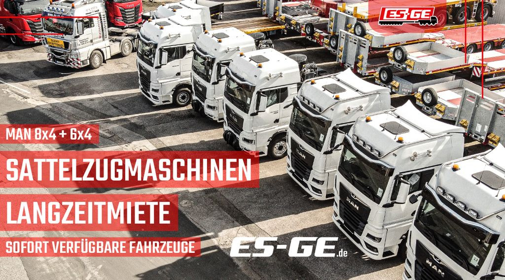 ES-GE 3-Achs Sattelanhänger -Bordwände - نصف مقطورة مسطحة: صورة 2 ES-GE 3-Achs Sattelanhänger -Bordwände - نصف مقطورة مسطحة: صورة 2
