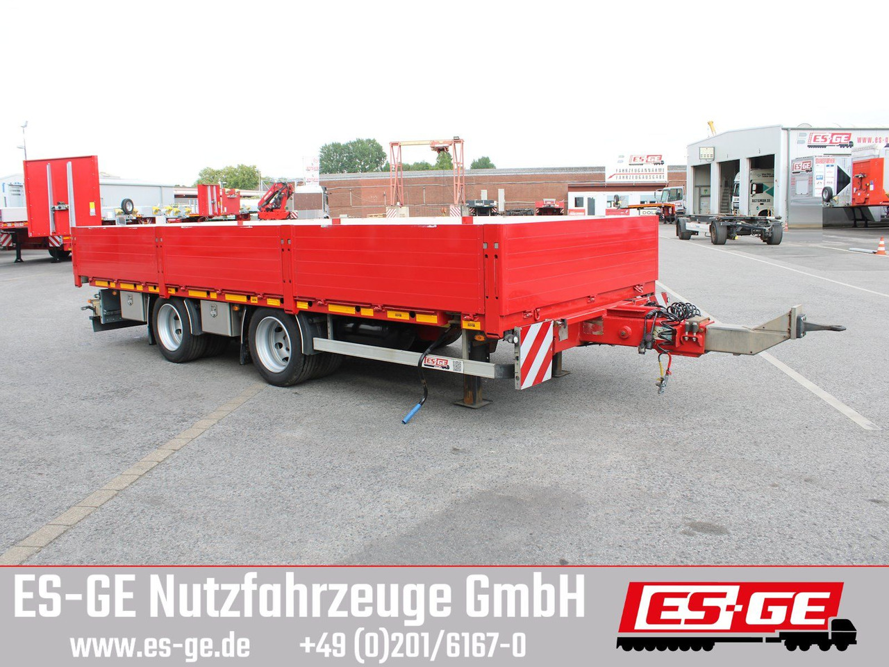 ES-GE Tandemanhänger - Containerverr. - مقطورات مسطحة: صورة 3 ES-GE Tandemanhänger - Containerverr. - مقطورات مسطحة: صورة 3