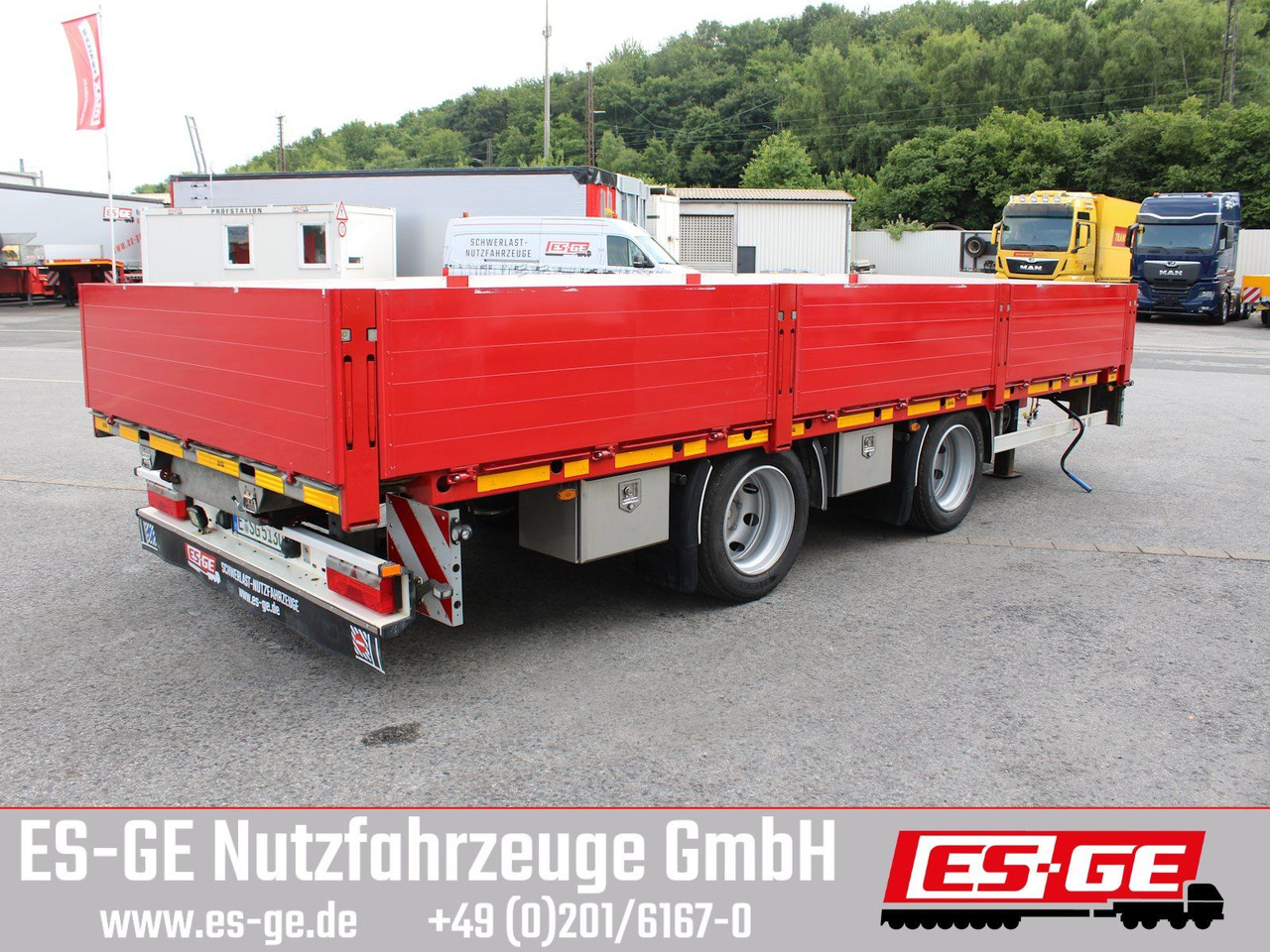 ES-GE Tandemanhänger - Containerverr. - مقطورات مسطحة: صورة 4 ES-GE Tandemanhänger - Containerverr. - مقطورات مسطحة: صورة 4