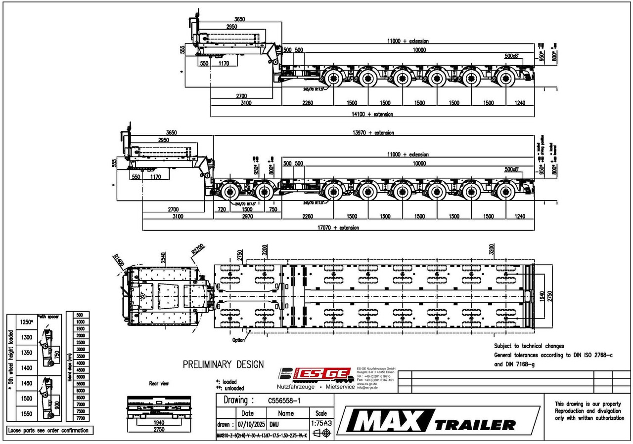 Faymonville MAX Trailer MAX 810 Semi-Tieflader 2+6 PA-X - عربة منخفضة مسطحة نصف مقطورة: صورة 1 Faymonville MAX Trailer MAX 810 Semi-Tieflader 2+6 PA-X - عربة منخفضة مسطحة نصف مقطورة: صورة 1