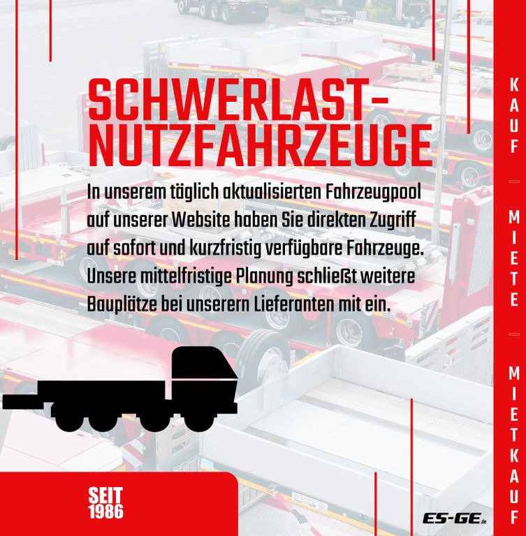 Faymonville MAX Trailer MAX100 Semi-Tieflader 2tlg. Rampen - عربة منخفضة مسطحة نصف مقطورة: صورة 4 Faymonville MAX Trailer MAX100 Semi-Tieflader 2tlg. Rampen - عربة منخفضة مسطحة نصف مقطورة: صورة 4