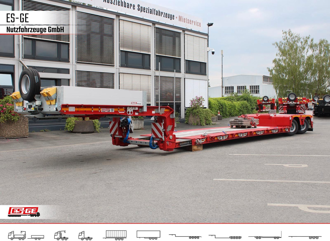 Faymonville MAX Trailer MAX510 Tiefbett 2x10 t - عربة منخفضة مسطحة نصف مقطورة: صورة 1 Faymonville MAX Trailer MAX510 Tiefbett 2x10 t - عربة منخفضة مسطحة نصف مقطورة: صورة 1
