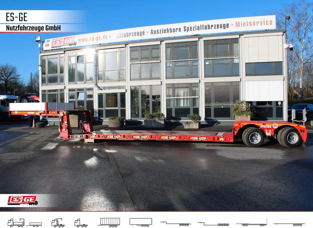 Faymonville Megamax Tiefbett 2x10 t Faymonville Megamax Tiefbett 2x10 t, Bolzen-Laschen-Kupplung - عربة منخفضة مسطحة نصف مقطورة: صورة 1 Faymonville Megamax Tiefbett 2x10 t Faymonville Megamax Tiefbett 2x10 t, Bolzen-Laschen-Kupplung - عربة منخفضة مسطحة نصف مقطورة: صورة 1