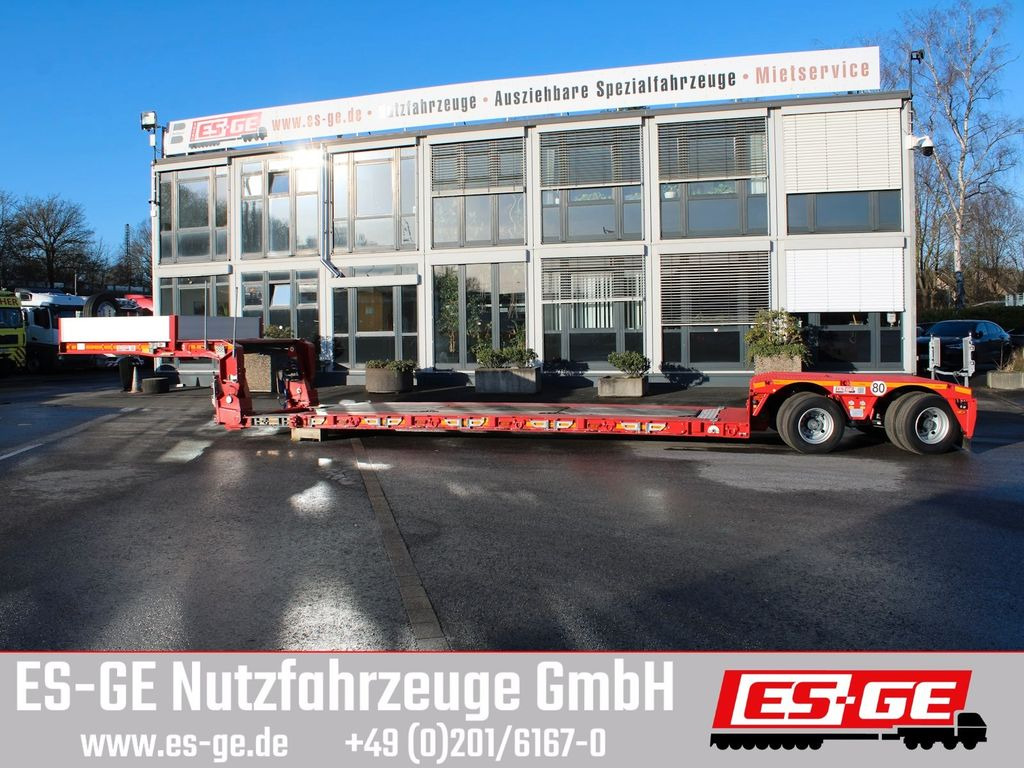 Faymonville Megamax Tiefbett 2x10 t - عربة منخفضة مسطحة نصف مقطورة: صورة 5 Faymonville Megamax Tiefbett 2x10 t - عربة منخفضة مسطحة نصف مقطورة: صورة 5