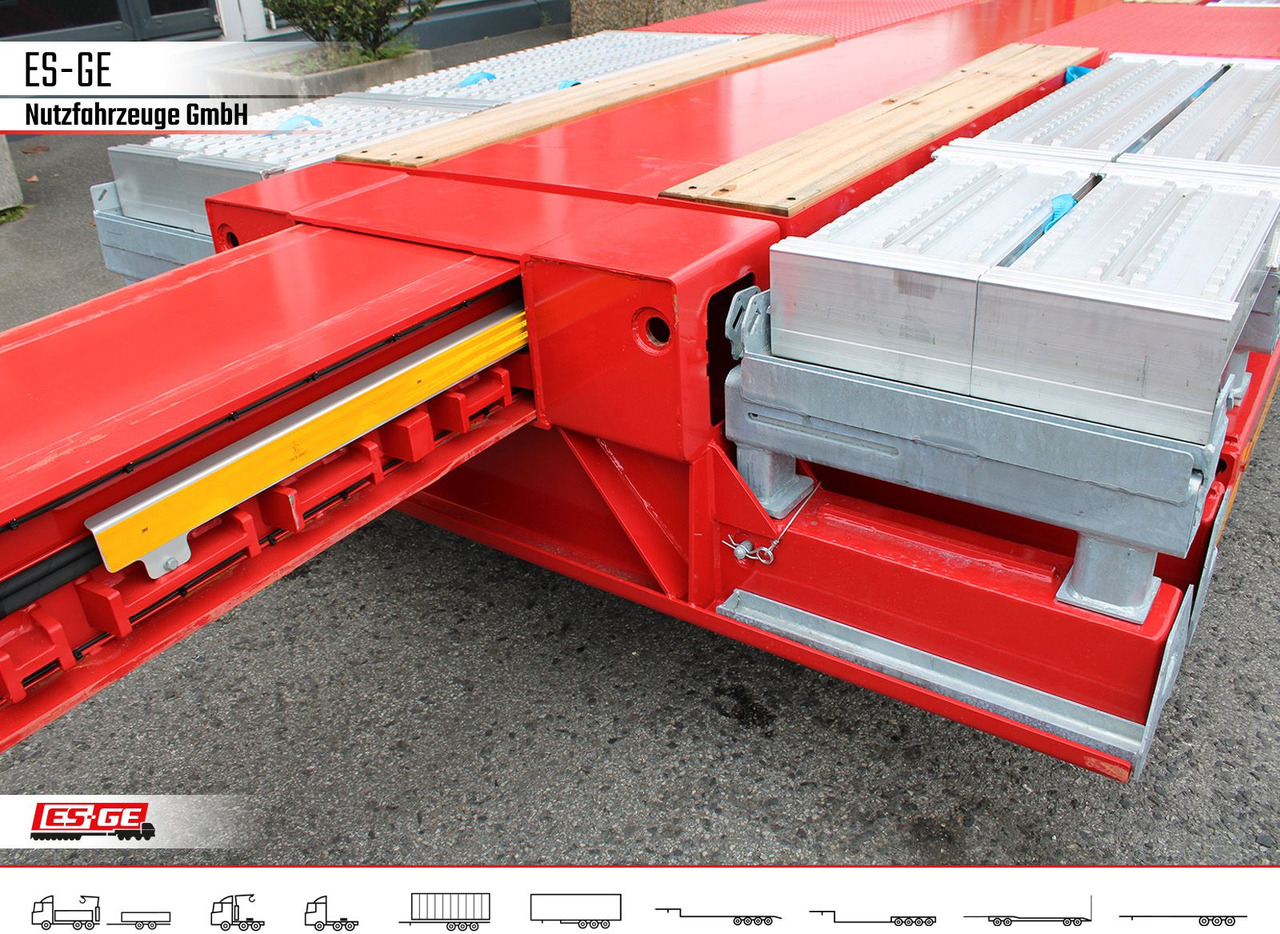 عربة منخفضة مسطحة نصف مقطورة Faymonville Multimax Satteltieflader (1+2) - nachlaufgelenkt: صورة 11