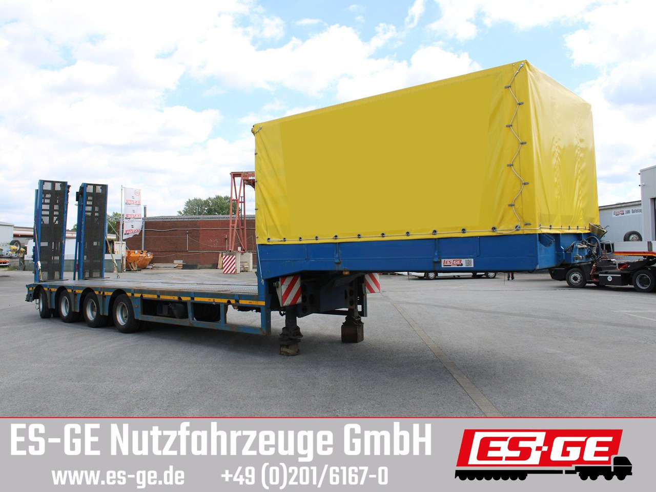 Kässbohrer 4-Achs-Satteltieflader - عربة منخفضة مسطحة نصف مقطورة: صورة 4 Kässbohrer 4-Achs-Satteltieflader - عربة منخفضة مسطحة نصف مقطورة: صورة 4