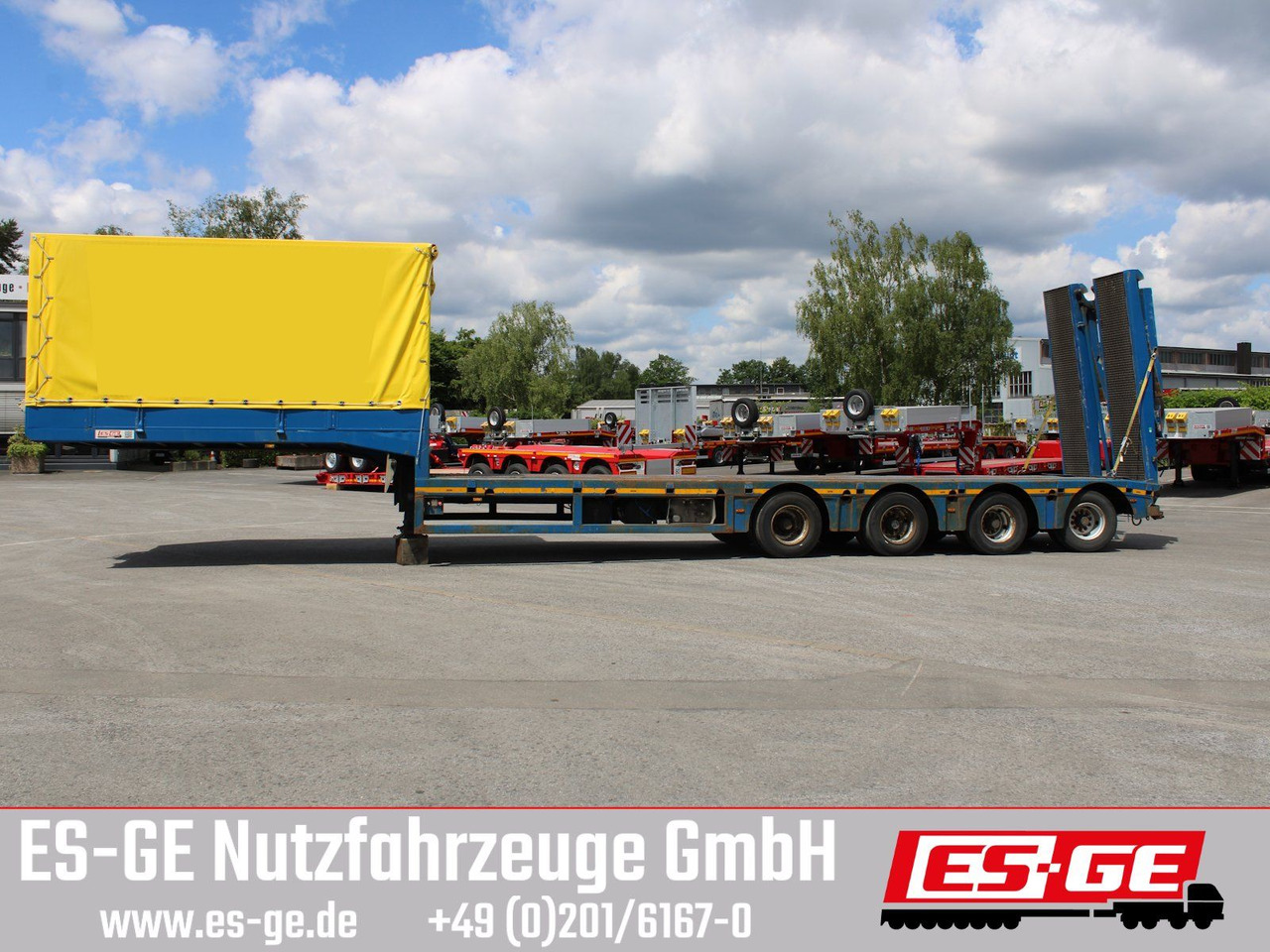Kässbohrer 4-Achs-Satteltieflader - عربة منخفضة مسطحة نصف مقطورة: صورة 5 Kässbohrer 4-Achs-Satteltieflader - عربة منخفضة مسطحة نصف مقطورة: صورة 5