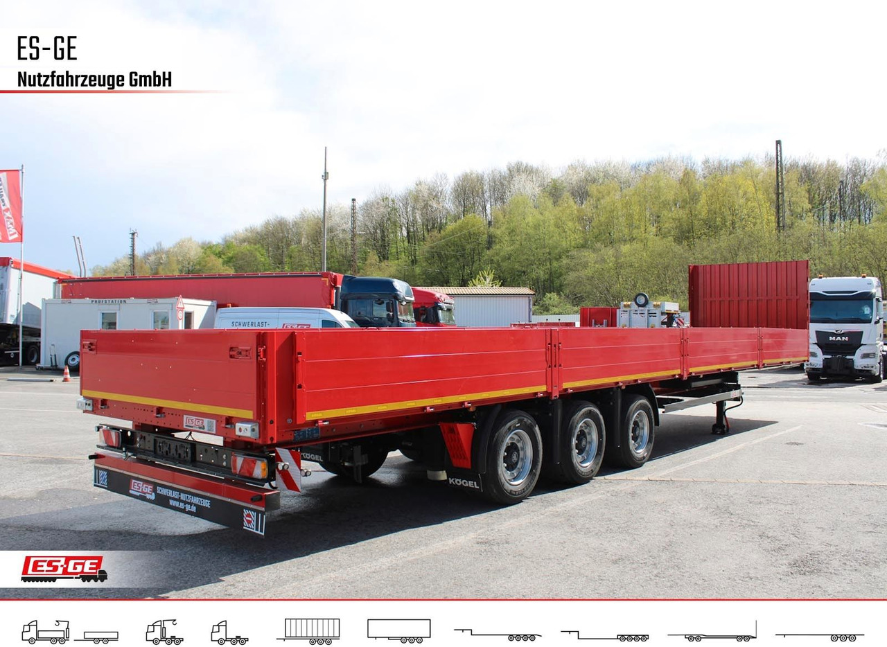 Kögel 3-Achs-Mega Chassis, Bordwände - نصف مقطورة مسطحة: صورة 5 Kögel 3-Achs-Mega Chassis, Bordwände - نصف مقطورة مسطحة: صورة 5