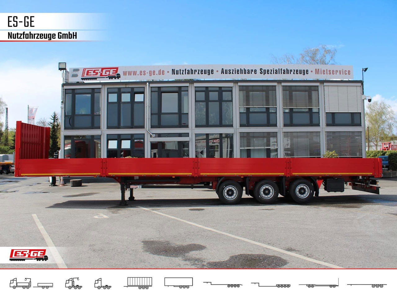 Kögel 3-Achs-Mega Chassis, Bordwände - نصف مقطورة مسطحة: صورة 1 Kögel 3-Achs-Mega Chassis, Bordwände - نصف مقطورة مسطحة: صورة 1