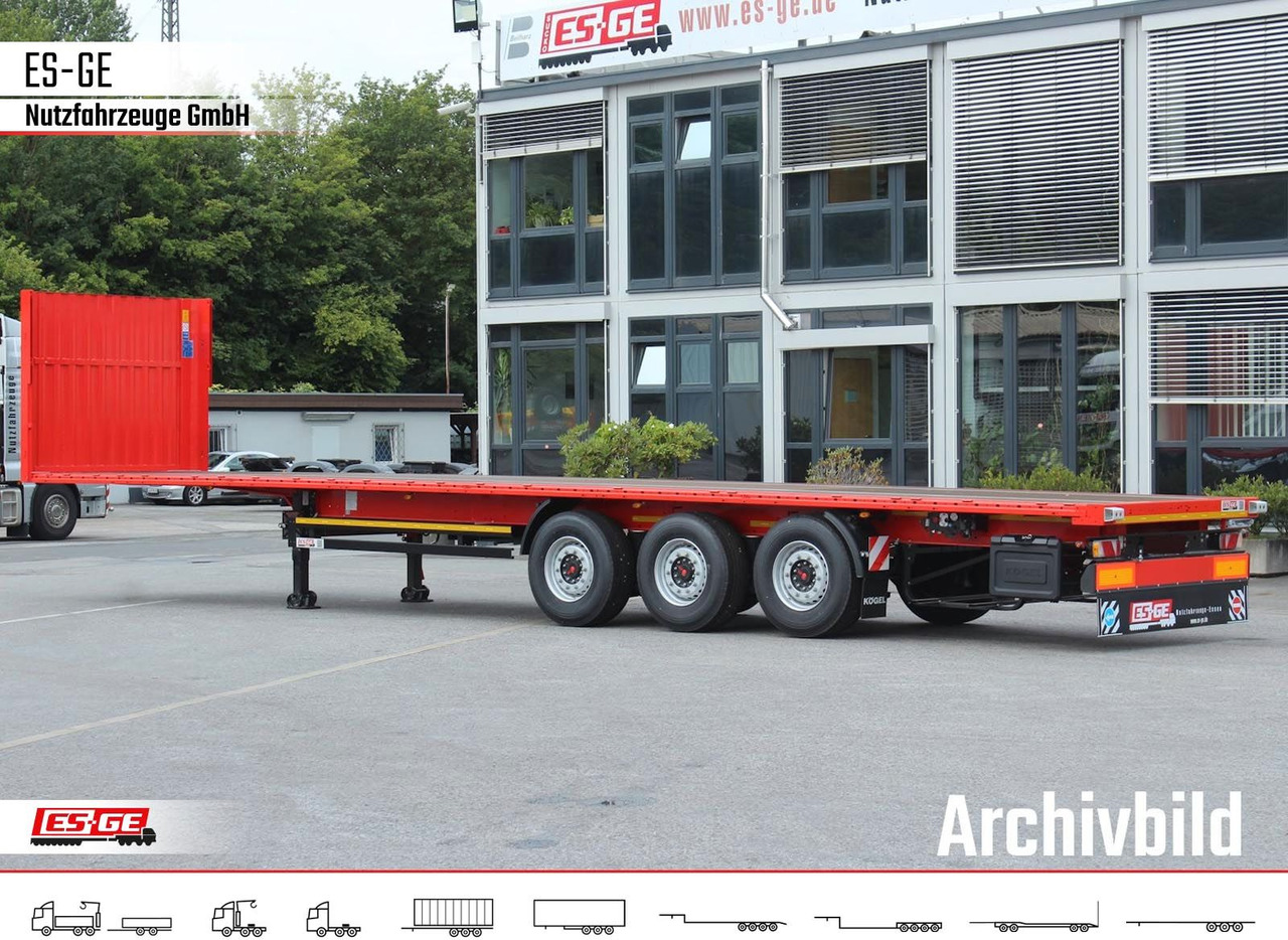 Kögel Multi Chassis. Rungen - نصف مقطورة مسطحة: صورة 1 Kögel Multi Chassis. Rungen - نصف مقطورة مسطحة: صورة 1