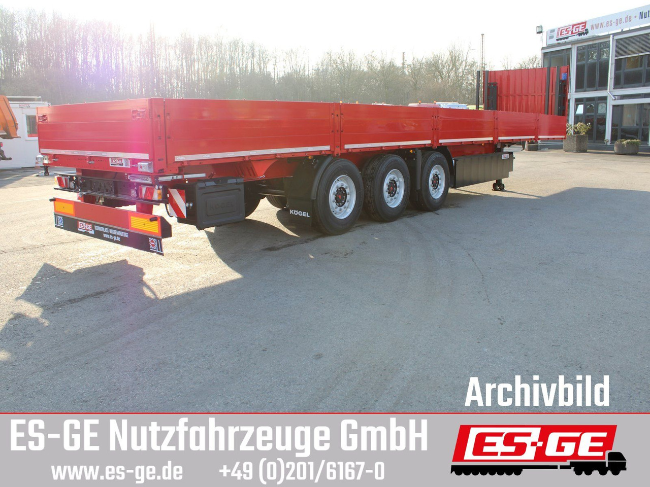 Kögel Multi Chassis, verstärkt, Bordwände - نصف مقطورة مسطحة: صورة 3 Kögel Multi Chassis, verstärkt, Bordwände - نصف مقطورة مسطحة: صورة 3