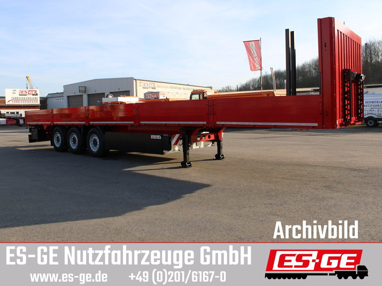 Kögel Multi Chassis, verstärkt, Bordwände - نصف مقطورة مسطحة: صورة 4 Kögel Multi Chassis, verstärkt, Bordwände - نصف مقطورة مسطحة: صورة 4