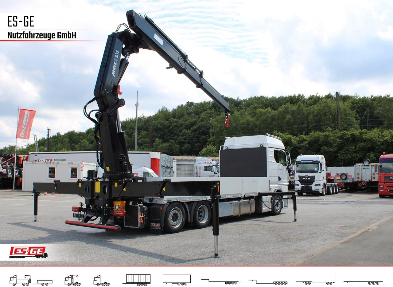 MAN TGX 26.480 6x2-4 LL CH mit MKG HLK531 a5 - شاحنات مسطحة, شاحنة كرين: صورة 4 MAN TGX 26.480 6x2-4 LL CH mit MKG HLK531 a5 - شاحنات مسطحة, شاحنة كرين: صورة 4