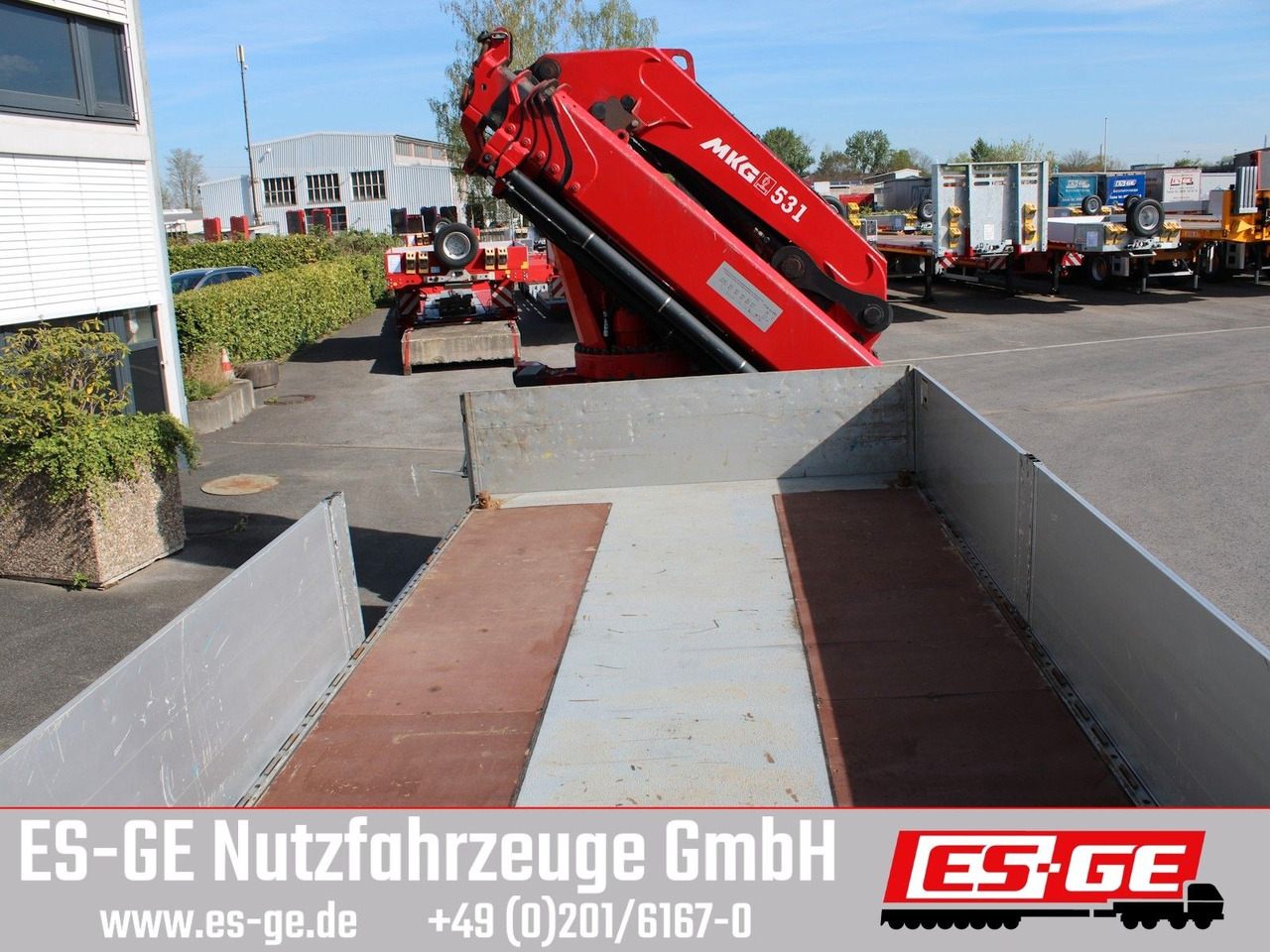 Mercedes-Benz 2546 L NR 6x2 Actros, Pritsche, MKG HLK 531 a5 - شاحنات مسطحة, شاحنة كرين: صورة 2 Mercedes-Benz 2546 L NR 6x2 Actros, Pritsche, MKG HLK 531 a5 - شاحنات مسطحة, شاحنة كرين: صورة 2