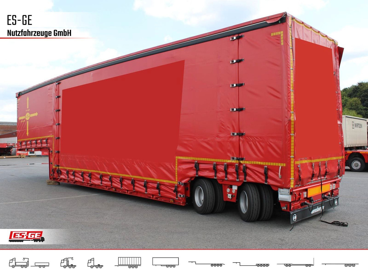 Meusburger 2-Achs-Jumbo-Tiefbett, verbreiterbar - عربة منخفضة مسطحة نصف مقطورة: صورة 1 Meusburger 2-Achs-Jumbo-Tiefbett, verbreiterbar - عربة منخفضة مسطحة نصف مقطورة: صورة 1