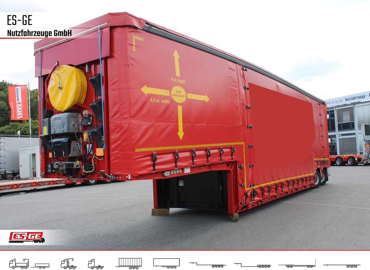 Meusburger 2-Achs-Jumbo-Tiefbett, verbreiterbar - عربة منخفضة مسطحة نصف مقطورة: صورة 2 Meusburger 2-Achs-Jumbo-Tiefbett, verbreiterbar - عربة منخفضة مسطحة نصف مقطورة: صورة 2