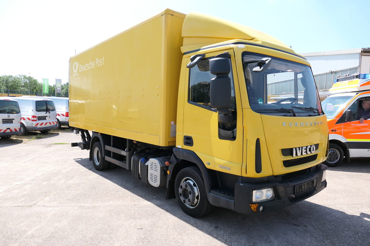 IVECO EuroCargo ML 75 E 16 P LBW LUFT AUTOMATIK COC EU - شاحنة مغلقة الصندوق: صورة 1 IVECO EuroCargo ML 75 E 16 P LBW LUFT AUTOMATIK COC EU - شاحنة مغلقة الصندوق: صورة 1