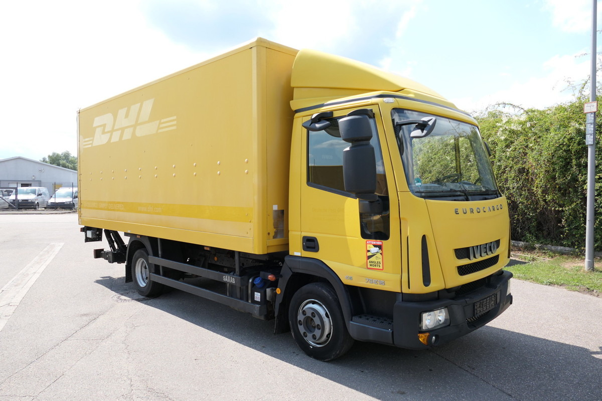 IVECO EuroCargo ML 75 E 16 P LBW LUFT AUTOMATIK COC EU - شاحنة مغلقة الصندوق: صورة 1 IVECO EuroCargo ML 75 E 16 P LBW LUFT AUTOMATIK COC EU - شاحنة مغلقة الصندوق: صورة 1