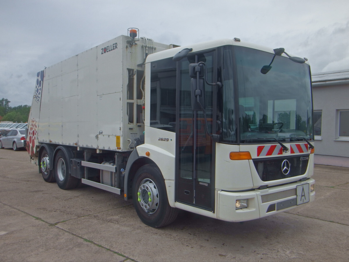 MERCEDES-BENZ 2629 Econic Zöller Medium XXL Pressplattenaufbau - شاحنة النفايات: صورة 1 MERCEDES-BENZ 2629 Econic Zöller Medium XXL Pressplattenaufbau - شاحنة النفايات: صورة 1