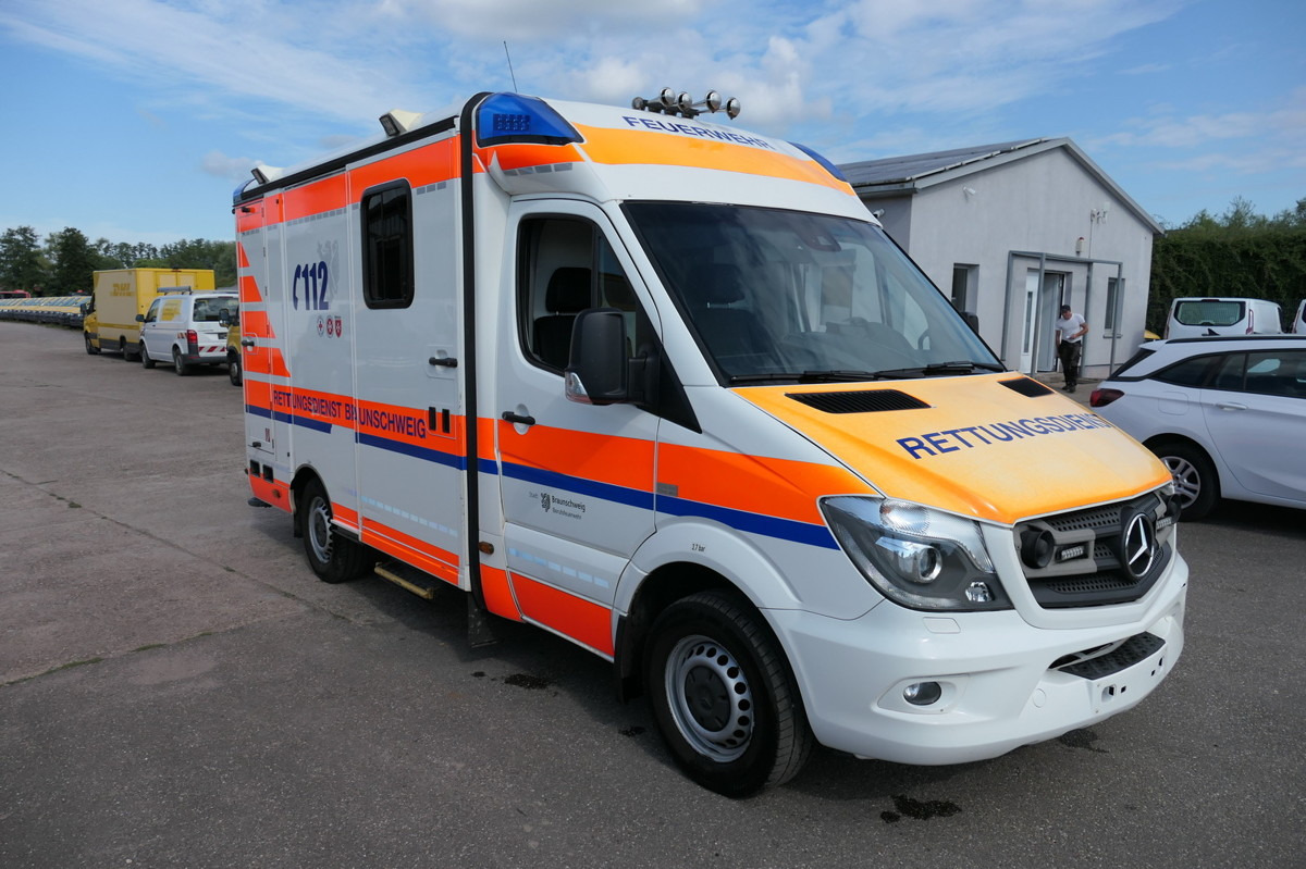 MERCEDES-BENZ 319 Sprinter 6-Zylinder Rettungswagen Strobel - سيارة اسعاف: صورة 2 MERCEDES-BENZ 319 Sprinter 6-Zylinder Rettungswagen Strobel - سيارة اسعاف: صورة 2