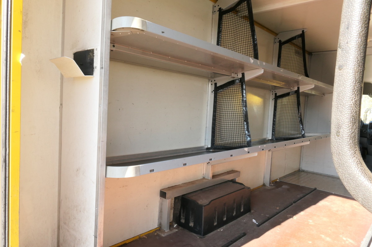 شاحنة مغلقة الصندوق MERCEDES-BENZ SPRINTER 310 CDI MAXI EURO-5 KOFFER REGALE KAMER: صورة 8