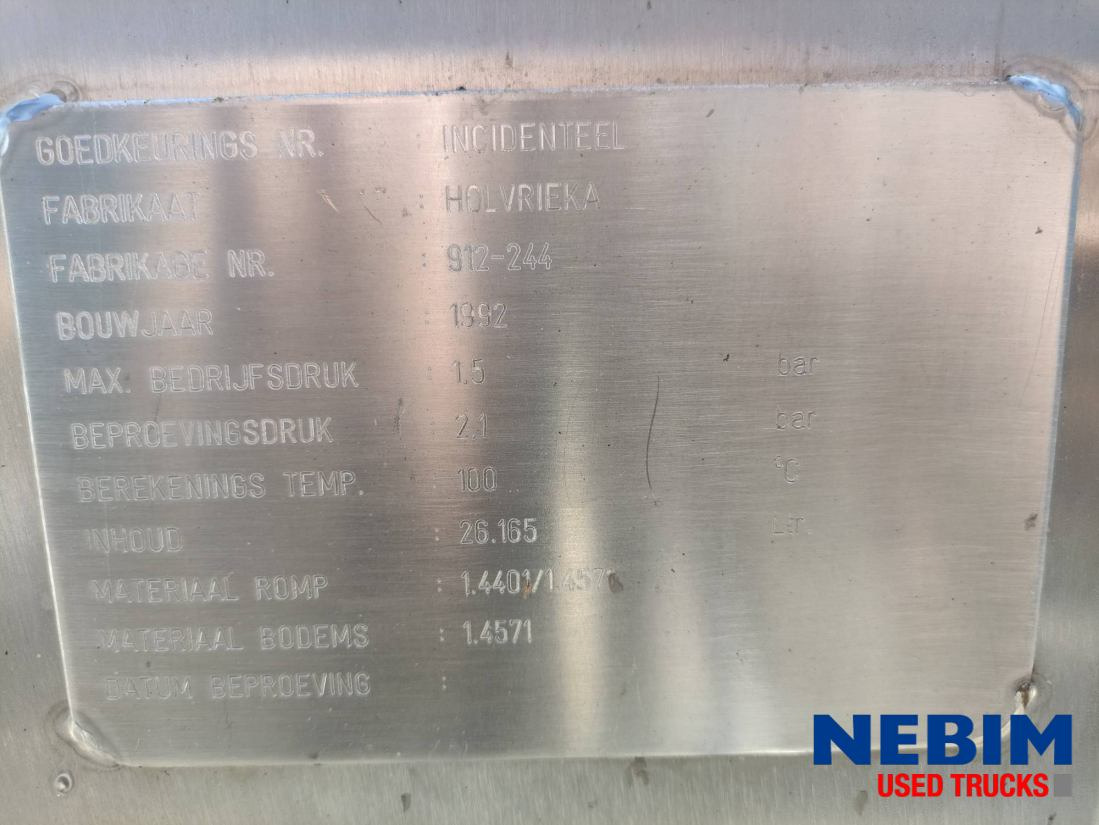 Burg BPO 12-27 Z - Tank 26.165 Ltr - نصف مقطورة صهريج: صورة 5 Burg BPO 12-27 Z - Tank 26.165 Ltr - نصف مقطورة صهريج: صورة 5