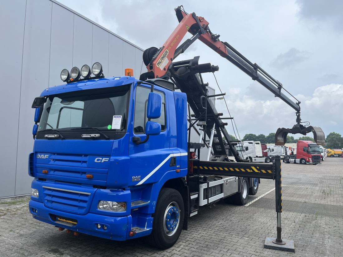 DAF CF 85.360 6x2 NCH cable system - Palfinger PK 18002 - شاحنات الحاويات / جسم علوي قابل للتغيير شاحنة, شاحنة كرين: صورة 1 DAF CF 85.360 6x2 NCH cable system - Palfinger PK 18002 - شاحنات الحاويات / جسم علوي قابل للتغيير شاحنة, شاحنة كرين: صورة 1