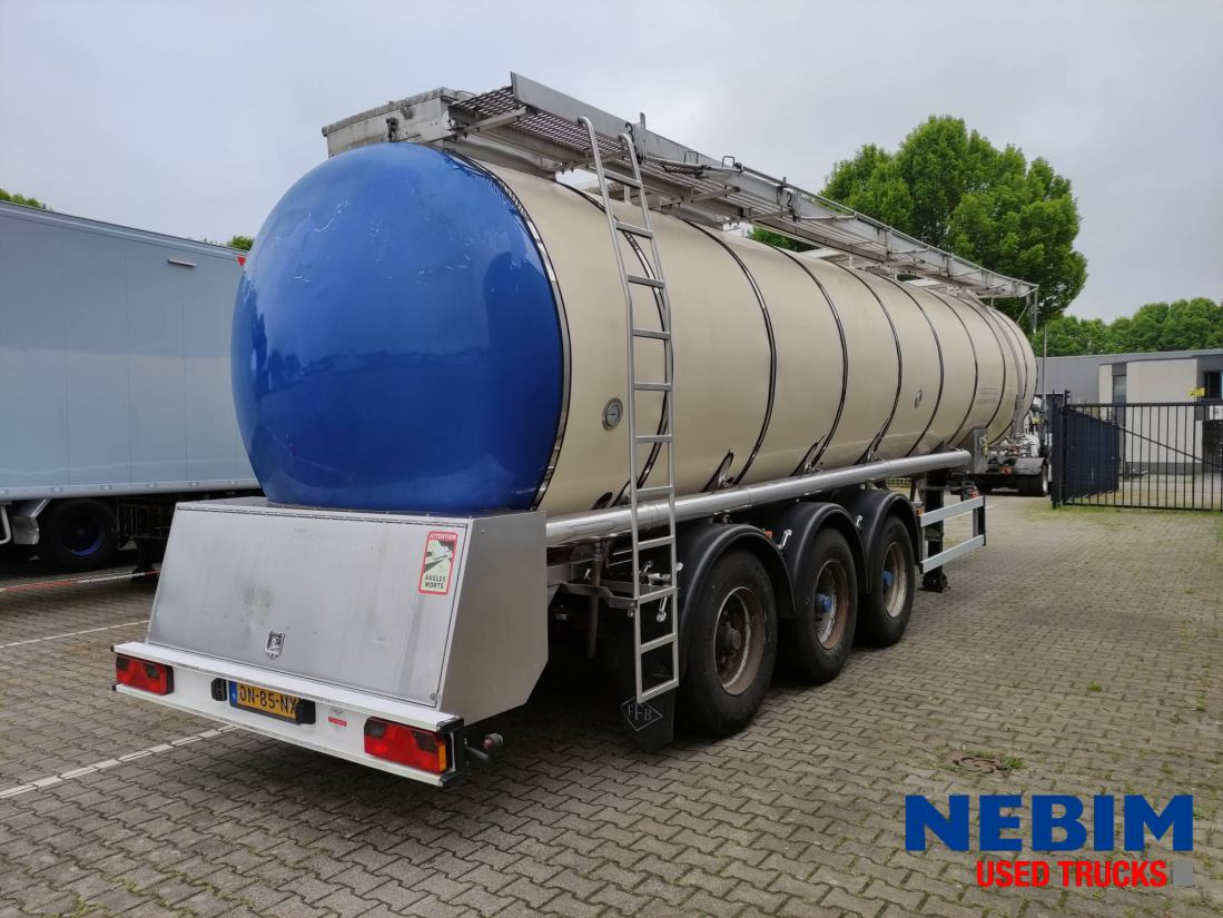 Feldbinder TSA 33.3-3 Unibloc pump electr - 3 comp. 8.000 / 2 2.500 / 3.000 Ltr. - نصف مقطورة صهريج: صورة 2 Feldbinder TSA 33.3-3 Unibloc pump electr - 3 comp. 8.000 / 2 2.500 / 3.000 Ltr. - نصف مقطورة صهريج: صورة 2