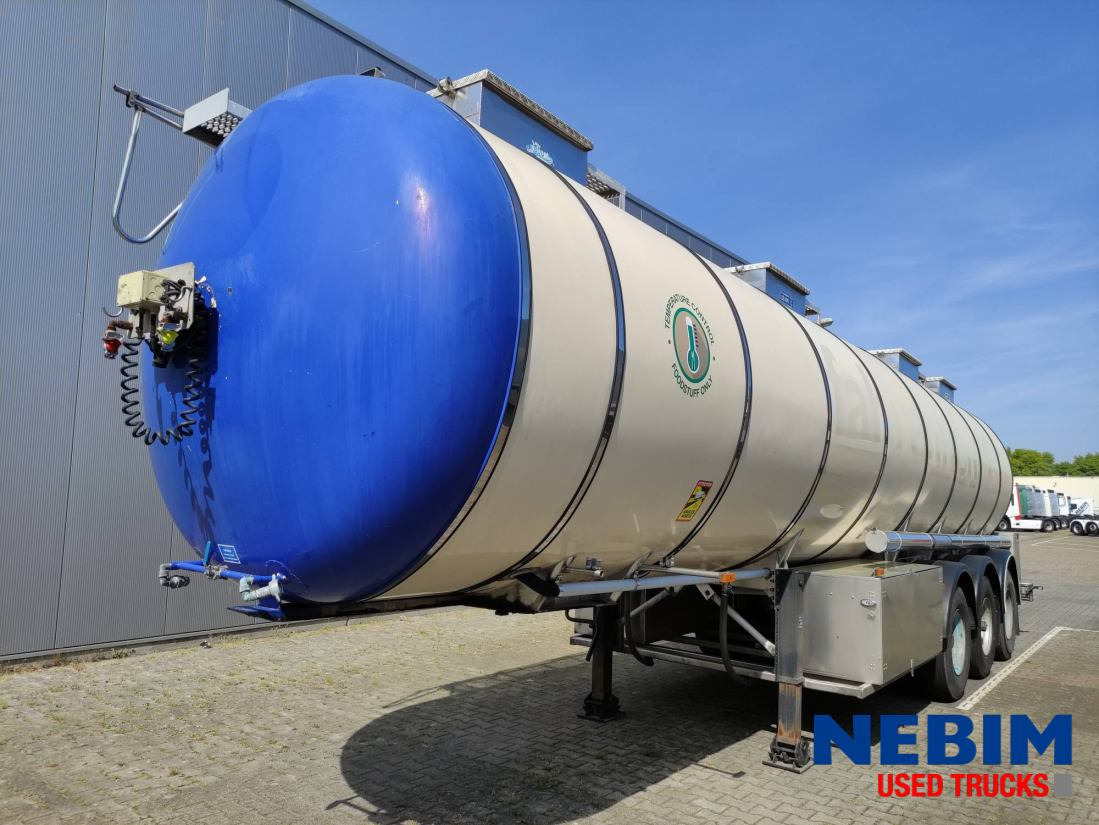 Feldbinder TSA 33.3 electric pump - 3 comp. 8.000 / 22.500 / 3.000 Ltr. - نصف مقطورة صهريج: صورة 1 Feldbinder TSA 33.3 electric pump - 3 comp. 8.000 / 22.500 / 3.000 Ltr. - نصف مقطورة صهريج: صورة 1